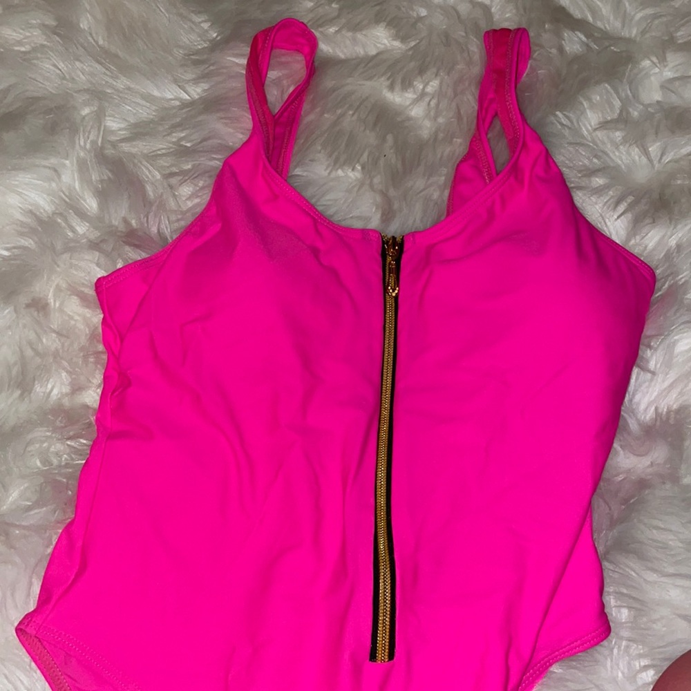 New without tags pink one piece SHEIN size large